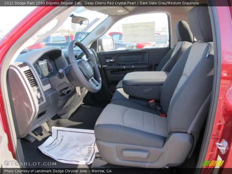 Deep Cherry Red Crystal Pearl / Dark Slate Gray/Medium Graystone 2012 Dodge Ram 1500 Express Regular Cab