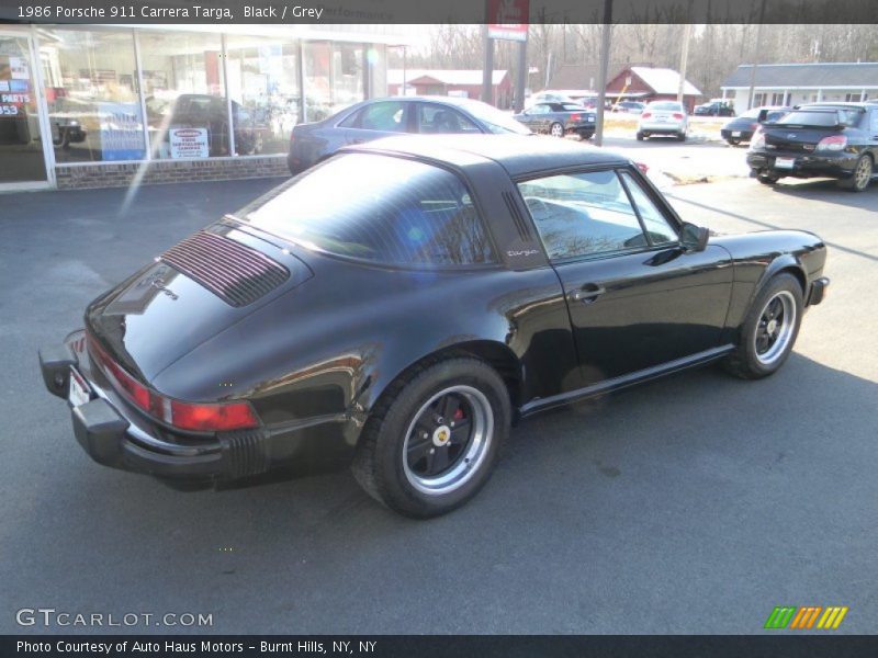 Black / Grey 1986 Porsche 911 Carrera Targa