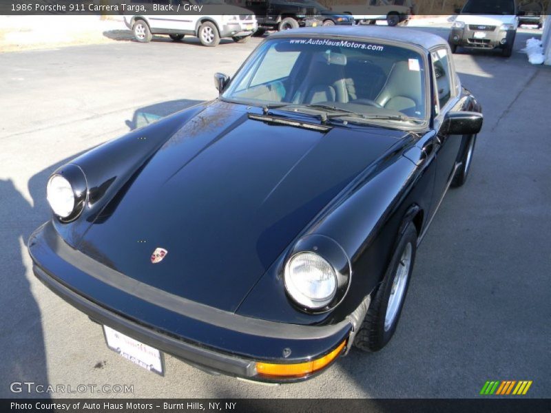 Black / Grey 1986 Porsche 911 Carrera Targa