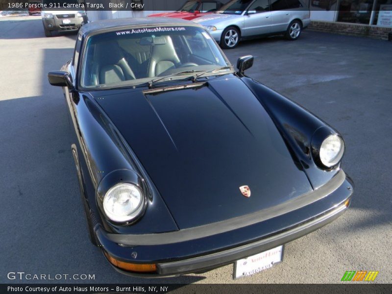 Black / Grey 1986 Porsche 911 Carrera Targa