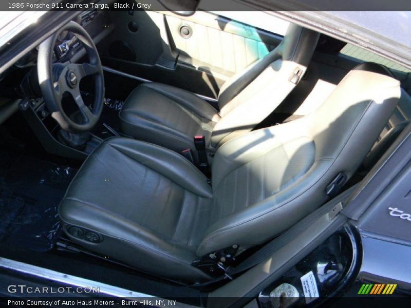  1986 911 Carrera Targa Grey Interior