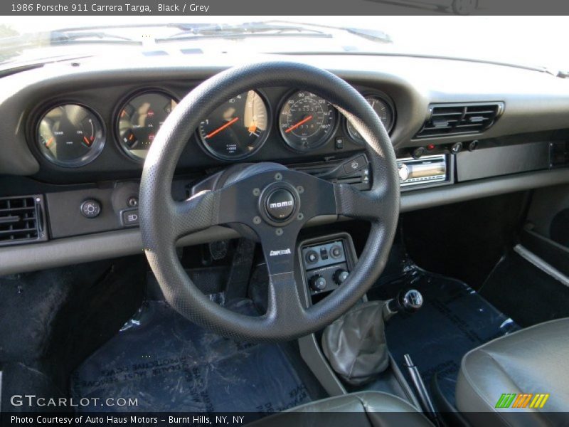 Black / Grey 1986 Porsche 911 Carrera Targa