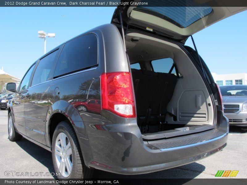 Dark Charcoal Pearl / Black/Light Graystone 2012 Dodge Grand Caravan Crew