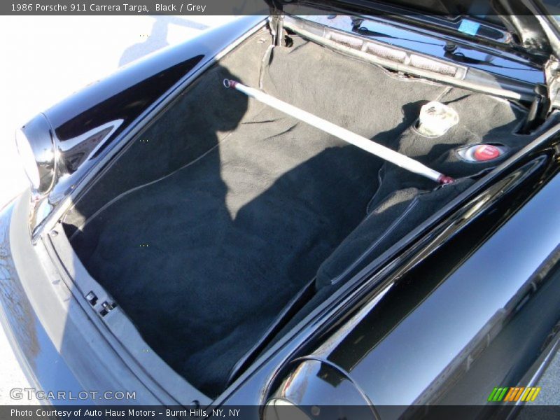Black / Grey 1986 Porsche 911 Carrera Targa