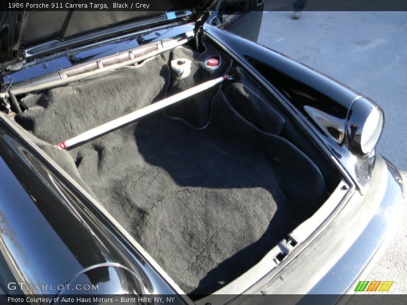 Black / Grey 1986 Porsche 911 Carrera Targa