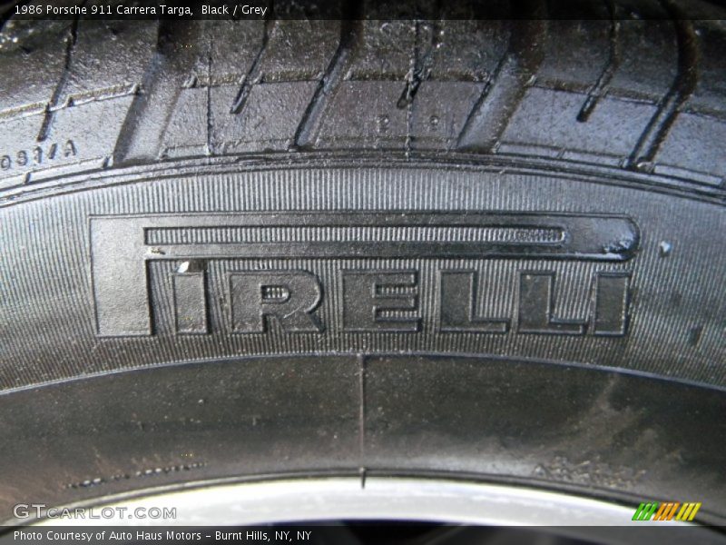 Black / Grey 1986 Porsche 911 Carrera Targa