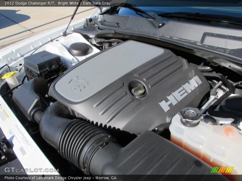 Bright White / Dark Slate Gray 2012 Dodge Challenger R/T