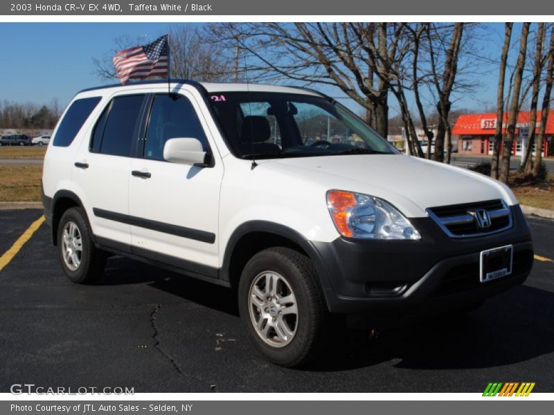 Taffeta White / Black 2003 Honda CR-V EX 4WD