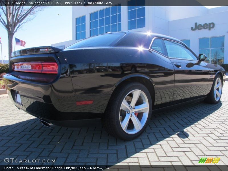 Pitch Black / Dark Slate Gray 2012 Dodge Challenger SRT8 392