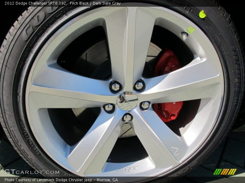 Pitch Black / Dark Slate Gray 2012 Dodge Challenger SRT8 392