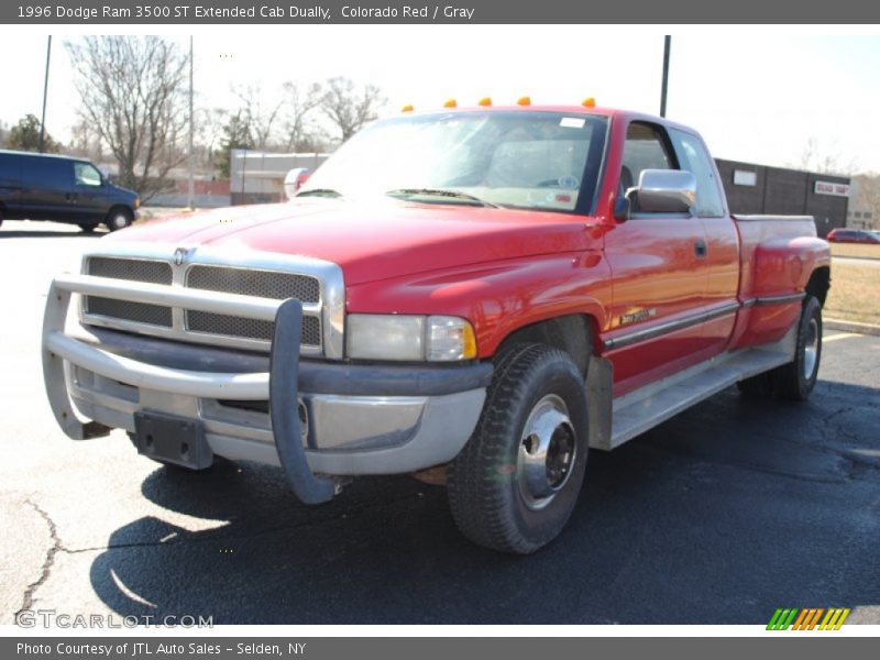 Colorado Red / Gray 1996 Dodge Ram 3500 ST Extended Cab Dually