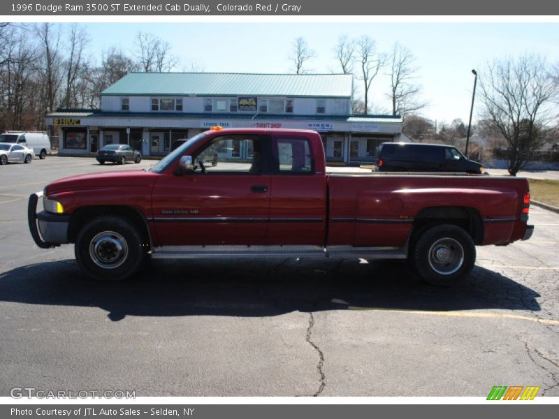 Colorado Red / Gray 1996 Dodge Ram 3500 ST Extended Cab Dually