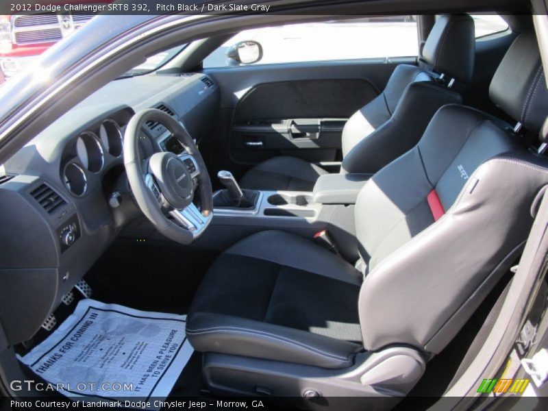 Pitch Black / Dark Slate Gray 2012 Dodge Challenger SRT8 392