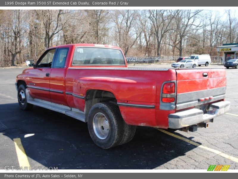 Colorado Red / Gray 1996 Dodge Ram 3500 ST Extended Cab Dually