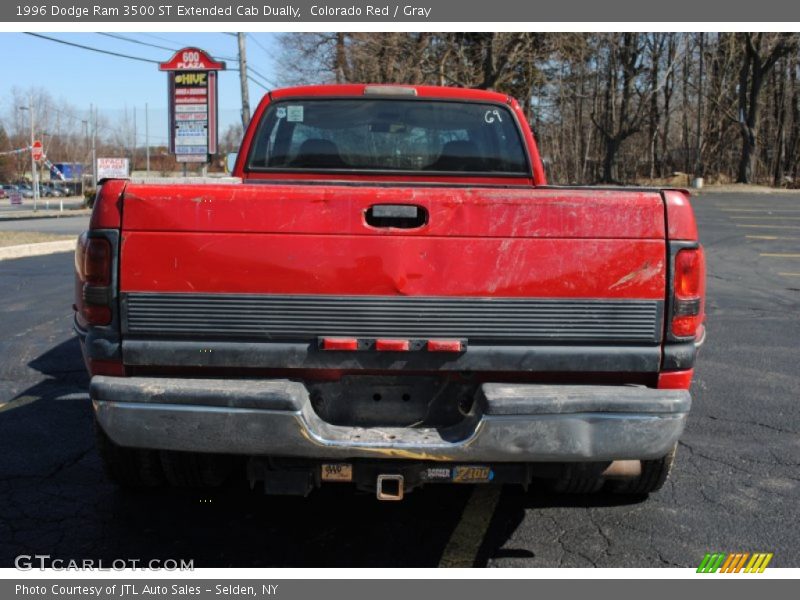 Colorado Red / Gray 1996 Dodge Ram 3500 ST Extended Cab Dually