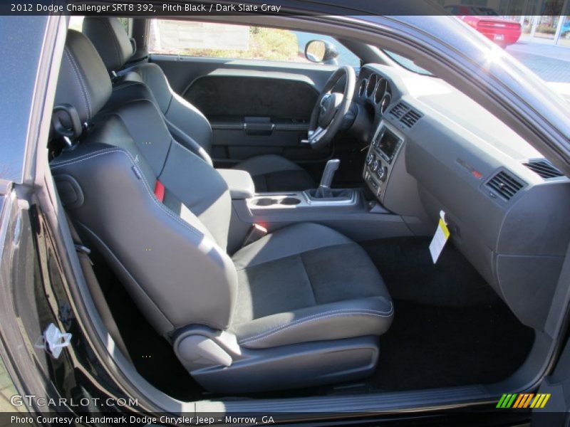 Pitch Black / Dark Slate Gray 2012 Dodge Challenger SRT8 392