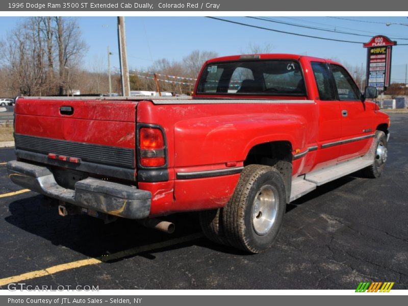 Colorado Red / Gray 1996 Dodge Ram 3500 ST Extended Cab Dually