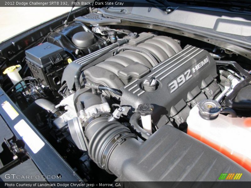 Pitch Black / Dark Slate Gray 2012 Dodge Challenger SRT8 392