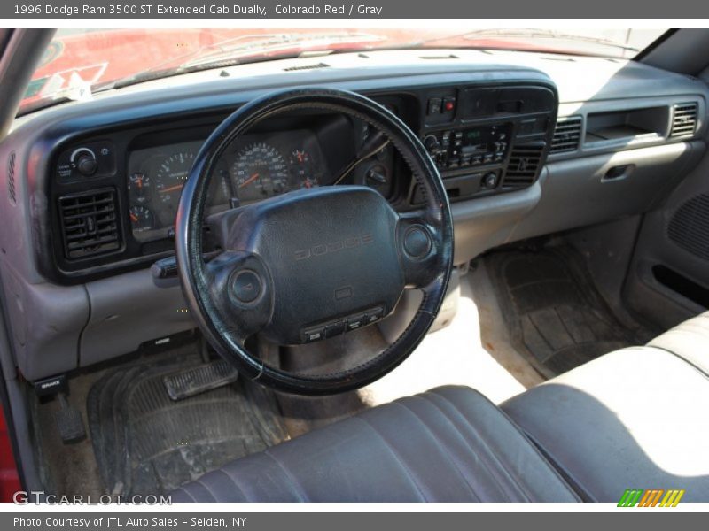 Colorado Red / Gray 1996 Dodge Ram 3500 ST Extended Cab Dually