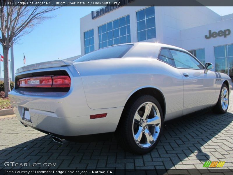 Bright Silver Metallic / Dark Slate Gray 2012 Dodge Challenger R/T