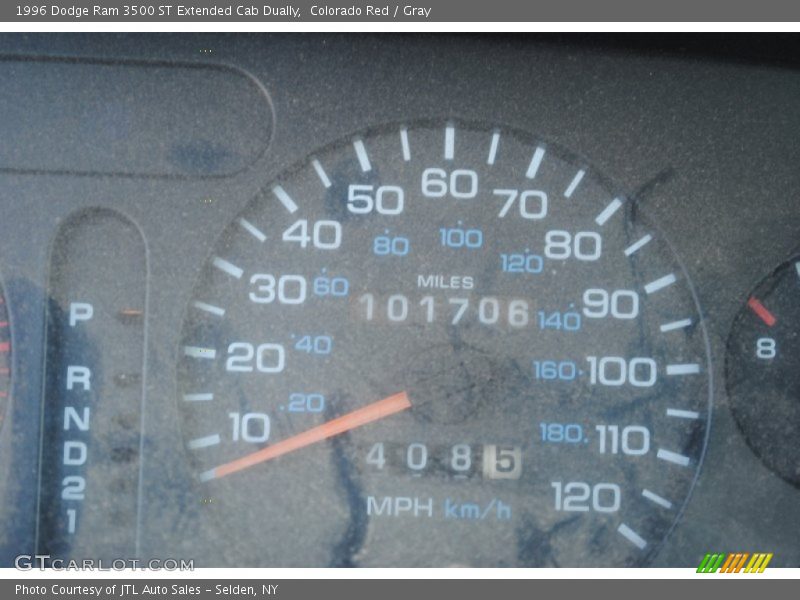 Colorado Red / Gray 1996 Dodge Ram 3500 ST Extended Cab Dually