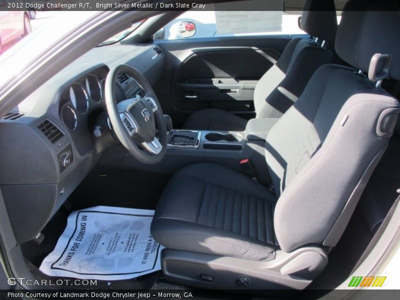Bright Silver Metallic / Dark Slate Gray 2012 Dodge Challenger R/T