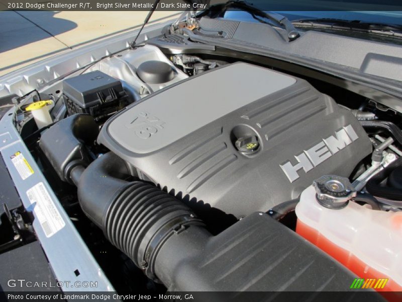 Bright Silver Metallic / Dark Slate Gray 2012 Dodge Challenger R/T