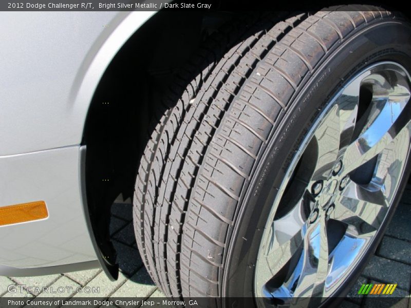 Bright Silver Metallic / Dark Slate Gray 2012 Dodge Challenger R/T