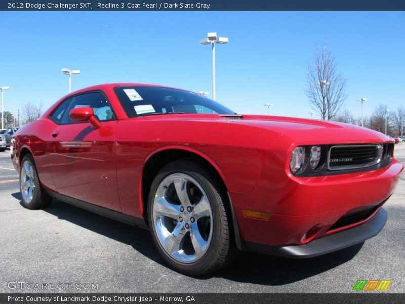 Redline 3 Coat Pearl / Dark Slate Gray 2012 Dodge Challenger SXT