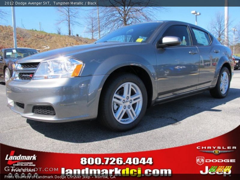 Tungsten Metallic / Black 2012 Dodge Avenger SXT
