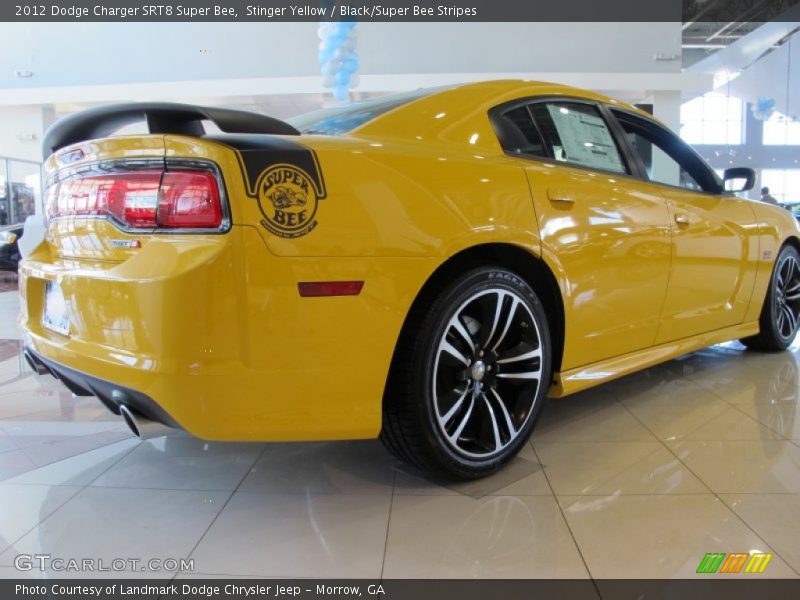 Stinger Yellow / Black/Super Bee Stripes 2012 Dodge Charger SRT8 Super Bee