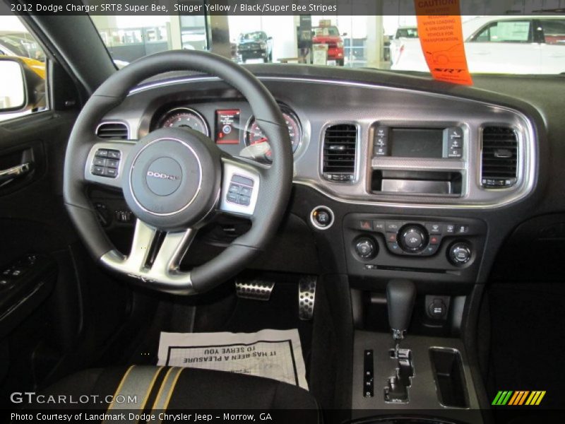 Dashboard of 2012 Charger SRT8 Super Bee