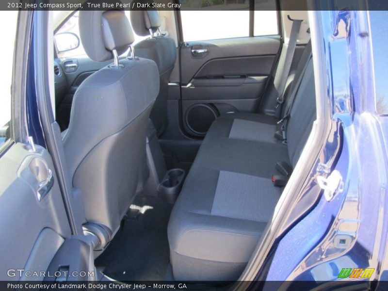True Blue Pearl / Dark Slate Gray 2012 Jeep Compass Sport