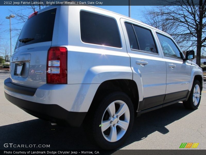 Bright Silver Metallic / Dark Slate Gray 2012 Jeep Patriot Latitude