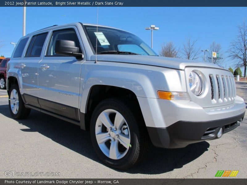 Bright Silver Metallic / Dark Slate Gray 2012 Jeep Patriot Latitude