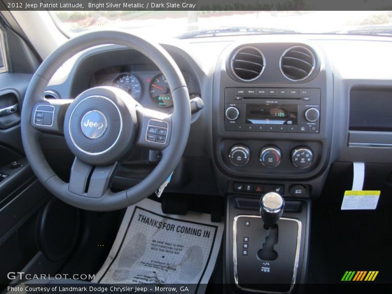 Bright Silver Metallic / Dark Slate Gray 2012 Jeep Patriot Latitude