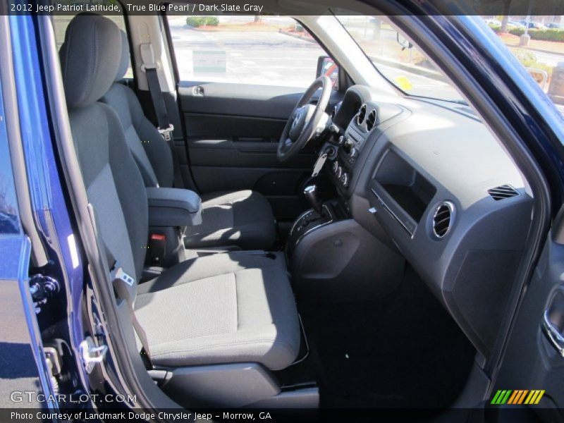 True Blue Pearl / Dark Slate Gray 2012 Jeep Patriot Latitude