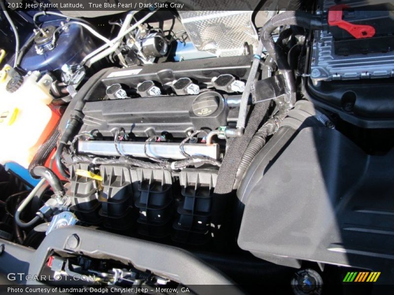 True Blue Pearl / Dark Slate Gray 2012 Jeep Patriot Latitude