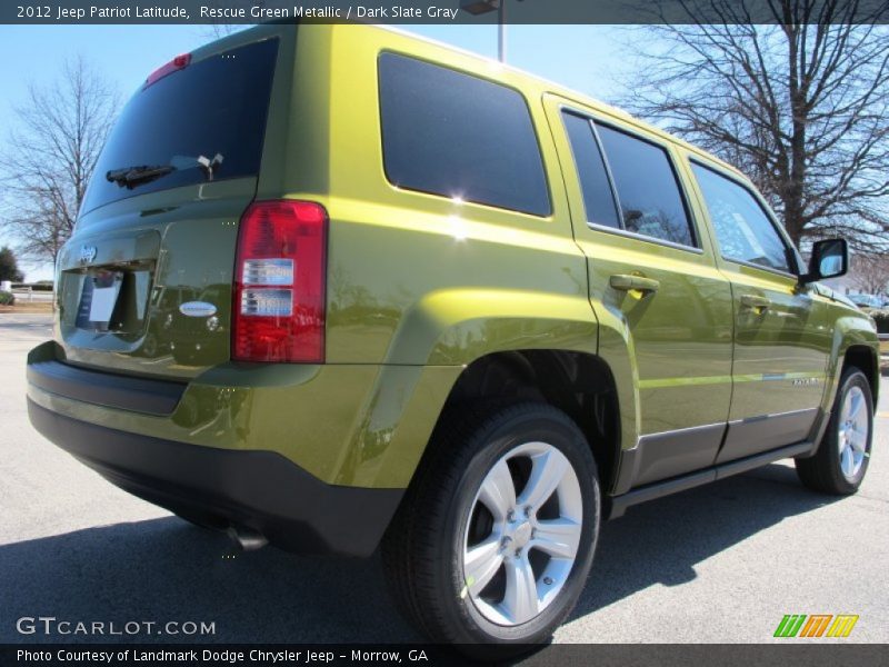 Rescue Green Metallic / Dark Slate Gray 2012 Jeep Patriot Latitude