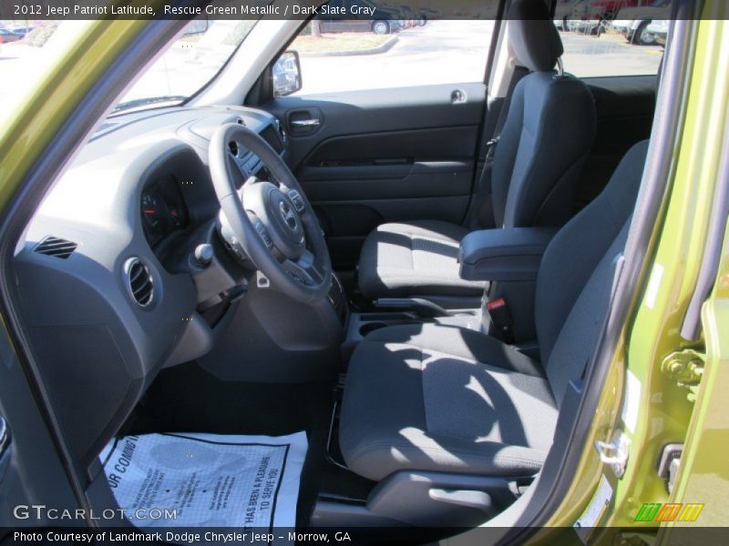 Rescue Green Metallic / Dark Slate Gray 2012 Jeep Patriot Latitude