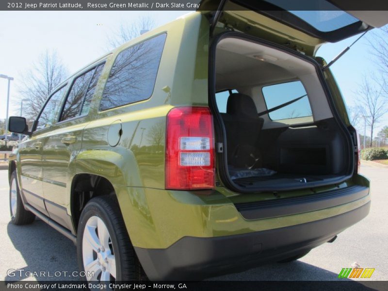 Rescue Green Metallic / Dark Slate Gray 2012 Jeep Patriot Latitude