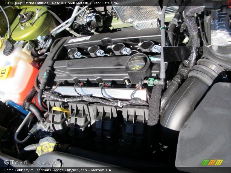 Rescue Green Metallic / Dark Slate Gray 2012 Jeep Patriot Latitude