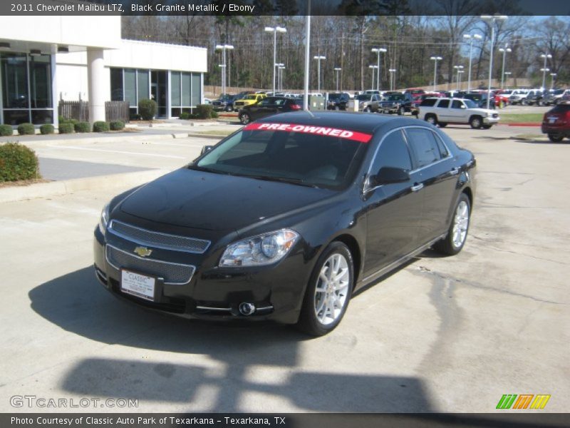 Black Granite Metallic / Ebony 2011 Chevrolet Malibu LTZ
