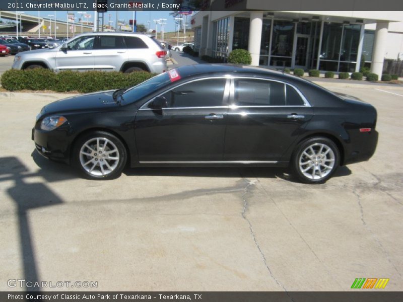 Black Granite Metallic / Ebony 2011 Chevrolet Malibu LTZ