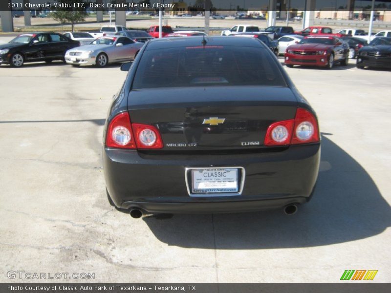 Black Granite Metallic / Ebony 2011 Chevrolet Malibu LTZ