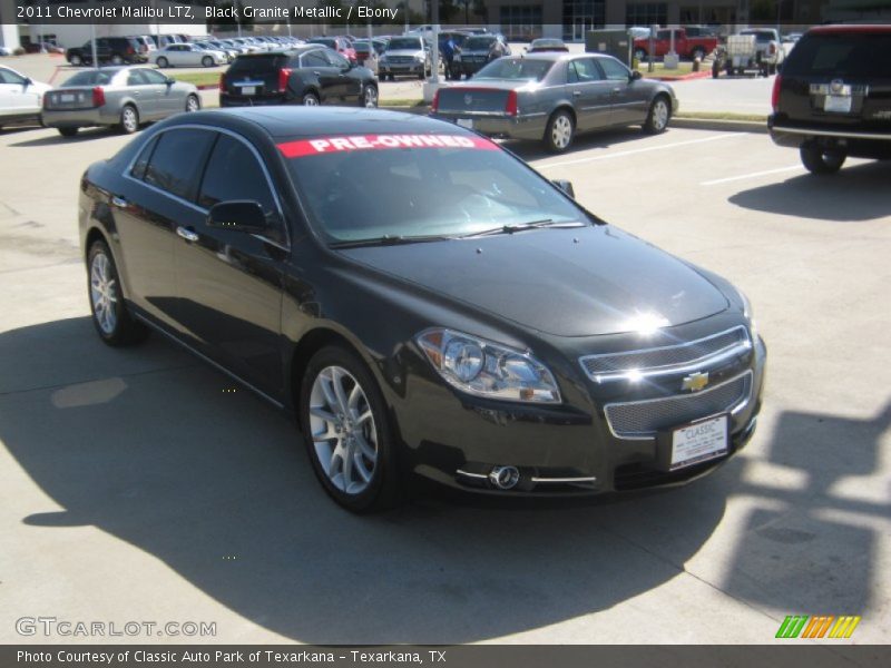 Black Granite Metallic / Ebony 2011 Chevrolet Malibu LTZ