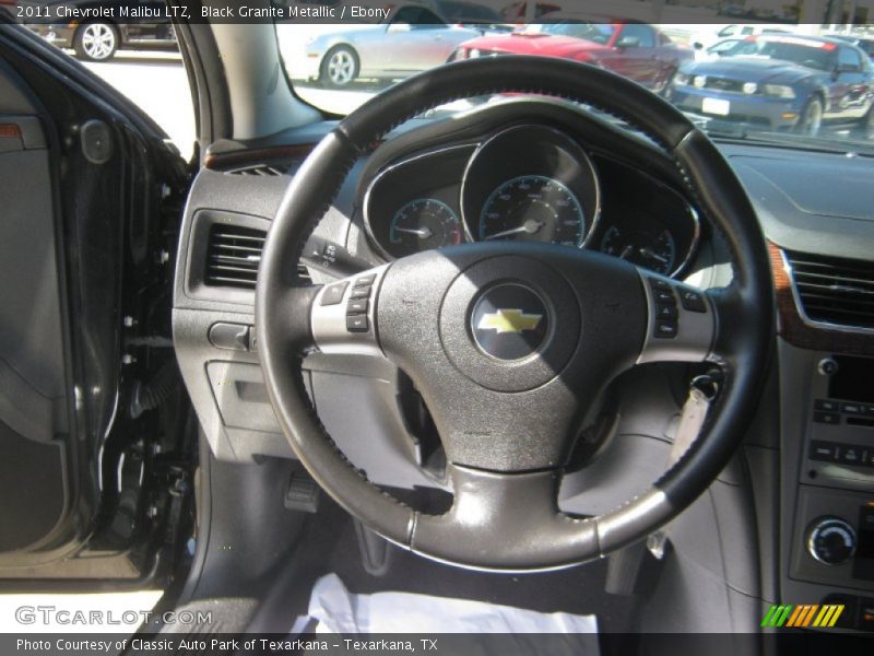 Black Granite Metallic / Ebony 2011 Chevrolet Malibu LTZ