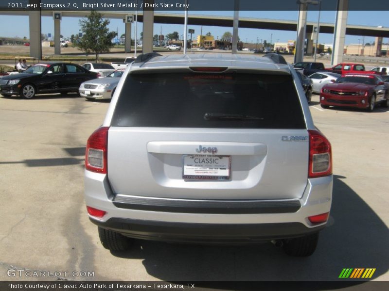 Bright Silver Metallic / Dark Slate Gray 2011 Jeep Compass 2.0