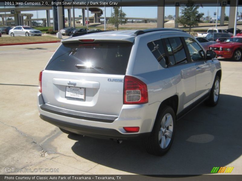 Bright Silver Metallic / Dark Slate Gray 2011 Jeep Compass 2.0