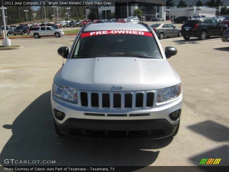 Bright Silver Metallic / Dark Slate Gray 2011 Jeep Compass 2.0